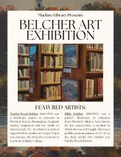 Notice for Belcher Art Exhibition at the Maclure Library